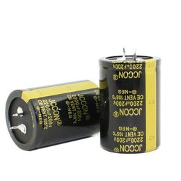 200v2200uf jcon corne en aluminium condensateur volume de condensateur 35x50 puissance de l'onduleur