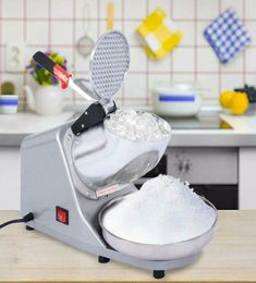 200W Ice Shaver Machine Sneeuwkegel Maker Shaved Icee 143 lbs Electric Crusher New3248225