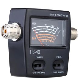 200W draagbare SWR staande golfverhouding watt vermogensmeter voor ham mobiele vhf uh single fase elektrische energiemeters