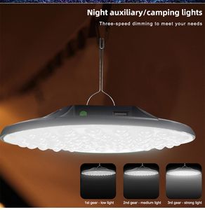 200W Rechargeable Camping Lanterne Lumière Tente Lanterne Portable Haute Puissance USB Crochet De Charge Pêche D'urgence coleman propane les lanternes en laiton