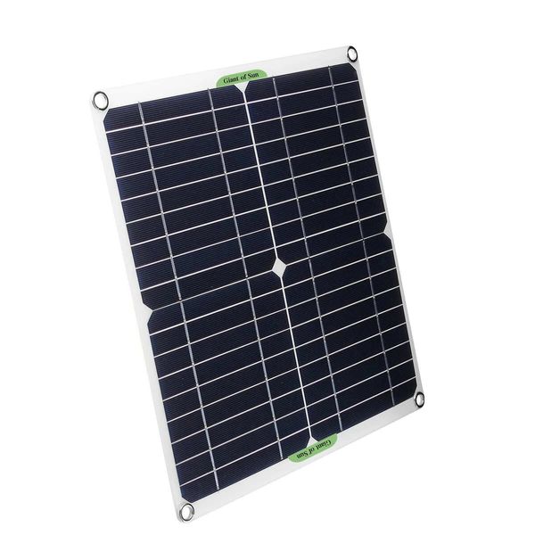 Kit de panneaux solaires 200 W, chargeur de batterie 12 V, contrôleur 10-50 A pour bateau, moto, bateau – 20 A