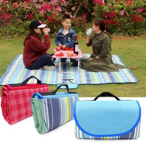 200x200 / 200x150 / 150x100 cm Outdoor Draagbare Zomer Strand Mat Picknick Deken Waterdichte Baby Plaid Deken Multiplayer Camping Mat Q0109