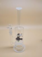 h: 32cm glass bong glass water pipes glass bongs with 14mm j...