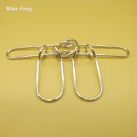 Four Section Ring Puzzle Magic Wire Toy Lock Games High Diff...