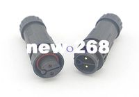 5 pcs/lot M19 2 Pin LED Waterproof Connector Male Female Assembly Quick Connect Nylon Electrical Terminal Wire Connector