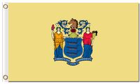 Amerika toptan afiş 90 * 150 cm 3x5ft 100d polyester bayrak tüm devletler resmi ABD new Jersey eyaleti
