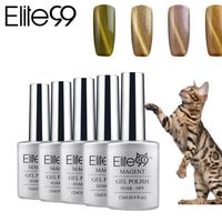 Venta al por mayor-Elite99 12ml Cat Eye UV Gel Gel Any1 Color De 48 Colores UV Gelpolish Venta Caliente Gel de Nail Sin Magnet Stick