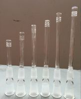 Super Glass Downstem Pipe 14mm 18mm Feminino De Vidro Grosso Para Baixo Haste Difusor Adaptador para Copo De Vidro Bongs Tubulações De Água