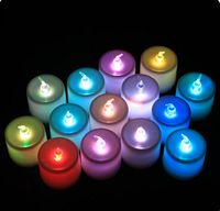 960 stucke freies dhl schone design led 7 farbwechsel flackern flammenlose licht teelicht kerzen hochzeit dekoration - fortnite granes flackern