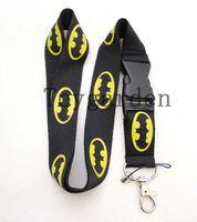 Vendi l'ultimo 20 Pcs Batman Logo Lanyard, portachiavi, ID Badge, cinghie porta cellulare fotocamera NLK-41