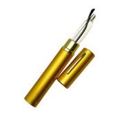 Hohe Qualität Ultra Slim Trim Lesebrille Gold Trim Harte Rohr Fall Metall Mini Rohr Reader Stärke +1.0 +1,5 + 2,0 + 2,5 + 3,0 + 3,5