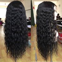13x4 Loose Deep Wave Frontal Wig Water Wave Pre Plucked Wet ...