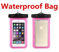 Sacos impermeáveis ​​com colhedor esportes bolsa de mergulho caso saco de prova de água Underwater Dry Case capa para Universal iPhone 6 Plus Samsung