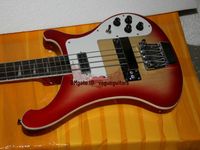 Custom 4 Strings 4003 Electric Bass Guitar Cherry burst Cust...