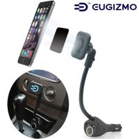 Eugizmo Car Magnetic Phone Holder with Dual USB Port Charger...