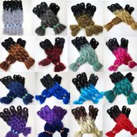 Ombre Synthetic Braiding Hair Crochet Braids Twist 24inch 10...