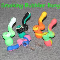 2019 Hot Portable Hookah Silicone Barrel Rigs for Smoking Dr...