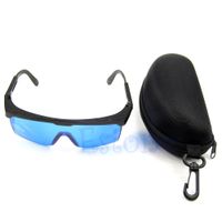 Wholesale-livraison gratuite 600nm-700nm lunettes de sécurité rouges protection laser lunettes avec boîte de protection dure chaude