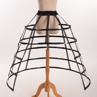 Petticoat Hoop Cage Skirt Bustle Pannier Crinoline 5 Hoop
