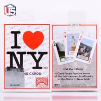 Bicycle I Love NY Playing Cards Poker Size Deck USPCC New York City Landmarks Magic Card Games Magic Tricks Props for Magician