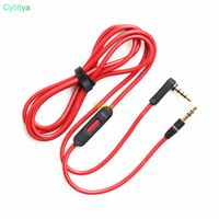 3. 5mm Replacement Red Cables for Studio Heaphones with Contr...