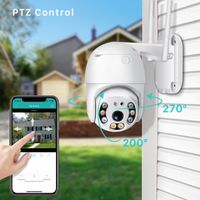 Беспроводная WIFI PTZ IP камера HD 1080p цветная скорость ночного видения купольная камера водонепроницаемая камера видеонаблюдения домашней безопасности