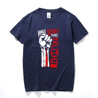 남성 T 셔츠 패션 분노에 대항하여 기계 남자 티셔츠면 캐주얼 짧은 슬리브 Tshirt tops 티 셔츠 homme mx200611