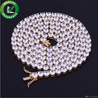 Designer Necklace Bling Iced Out Tennis Chains Mens Hip Hop ...