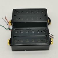 Guitar Pickups Black Cover Double row screw 4C Electric Guit...