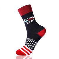 Trump socks 2020 Unisex Man Woman Knit Socks Mid Tube Sock US Presidential ElectionPrint Middle Long Socks Home Garden Party Gifts WX9-1449