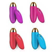 Wireless Remote Control USB Rechargeable Silicone Vibrate Eg...