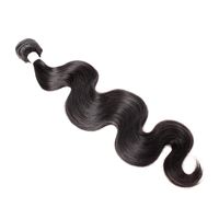 クイーン品質100％ペルーの髪内エクステンション1バンドルレミー人間の髪の緯糸体波自然色greatremyドロップの出荷