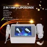 Nuovi 10.000 Shots Hifu corpo snellente Liposonix macchina HIFU di sollevamento di fronte la rimozione delle rughe 2 in 1 apparecchiatura di perdita di peso HIFU Liposonix