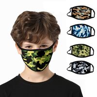 3D kamuflaj yüz maskeleri toz maskesi tasarımcı yüz sınır ötesi nefes yüz maskeleri 1525 Kargo Ücretsiz maske