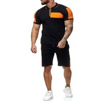 2020 New Summer Men' s Sport Track Suits Polos Shorts Br...