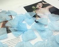 1000 stücke Hellblau Künstliche Seide Rose Blütenblätter Hochzeit Gunsten Zubehör Party-Event Dekoration