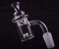 Quartz Banger Nail OD 25mm with Spinning Carb Cap and Terp P...