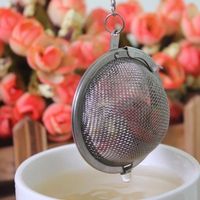 1 st Stainless Steel Tea Balls Sphere Locking Spice Tea Strainer Mesh Tea Infuser Filter Herbal Ball Tea-Set Preferred