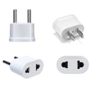 European Plug EU till US American AC Travel Adapter Converter Electrical Craft Charger Sockets Outlet