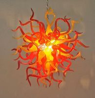 Цветок муранского прозрачного стекла люстра светодиодные фантазии свет искусства выдувного стекла Муранская люстра турецкий стиль длинный люстра освещение