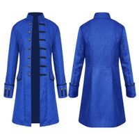 الأزياء - الديباج سترة القوطية steampunk خمر الفيكتوري معطف الذكور خمر سترة