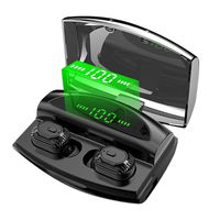 XG-20 Écouteurs Bluetooth TWS Écouteurs sans fil à LED Casque d'affichage de l'alimentation numérique imperméable IPX5 avec boîte de vente au détail