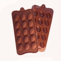 Hohe Qualität Neue bemalte Eierschalen Formhafte Silikon-Schokoladenform für die Küchenbackenkuchen-Werkzeuge Umweltschutz