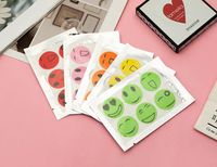 summer daily smiley face antimosquito controls stickers cartoon mosquito repellent stickers 6 mosquitos repellents buckles random colors mild and safe