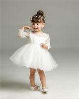 New Baby Girl Christening Gown Infant Girls Princess Lace Lo...