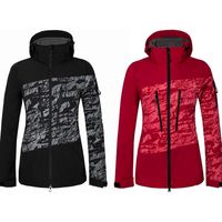 새로운 여성용 야외 인쇄 후드 부드러운 쉘 양털 라이닝 재킷 코트 레이디 하이킹 트레킹 통기성 스포츠 겉옷