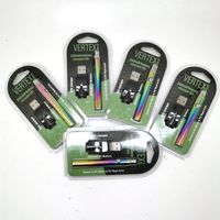 Устройство батареи Vertex Kit Kit Rainbow Color Eletronic сигареты для сигарет 350 мАч, предварительное нагревание VV ​​Напряжение VV ​​Регулируемое для 510 картриджей