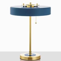 Postmoderne nordische Mode Nachttischlampe Schlafzimmer Metall Basis Designer Hause führte dekorative Tischleuchte E14