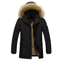 Yeni Kış erkek Kalın Ceket Aşağı Ceket ve Parkas erkek Kapşonlu Parker Coat Windproof Parker Coat M-5XL