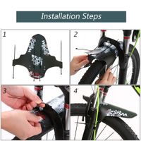 Front//Rear Bicycle Mudguard Wings Mountain Bike Fenders Parts Accessories